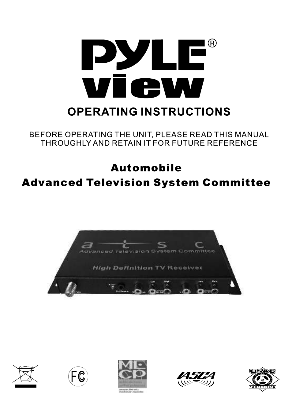 PYLE Audio PLTVATSC1 User Manual | 36 pages