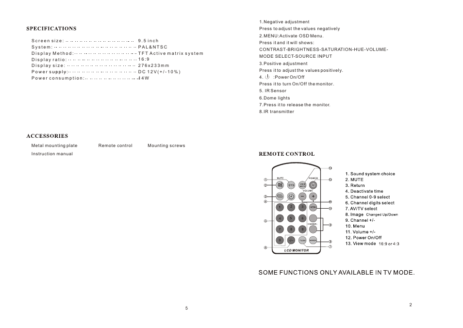 Т³гж 3 | PYLE Audio PLVWR950T User Manual | Page 3 / 4