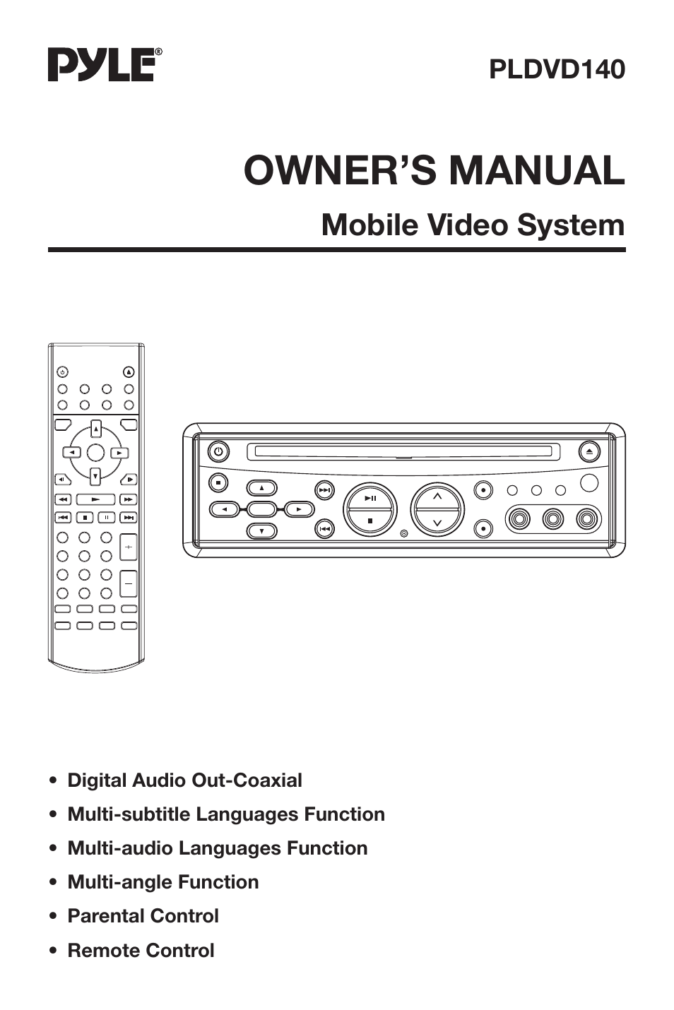 PYLE Audio PLDVD140 User Manual | 28 pages