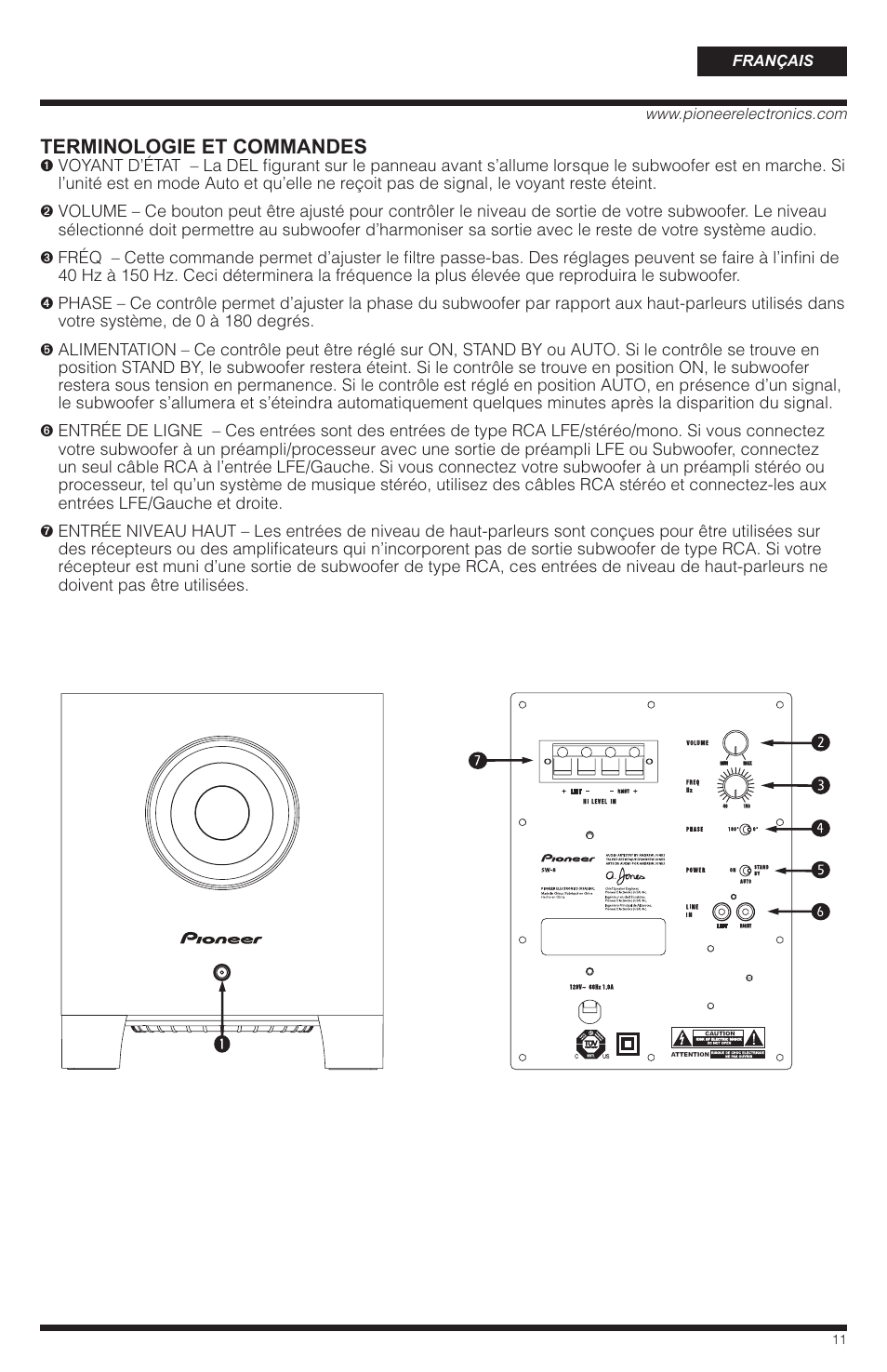 PYLE Audio SW-8 User Manual | Page 11 / 24