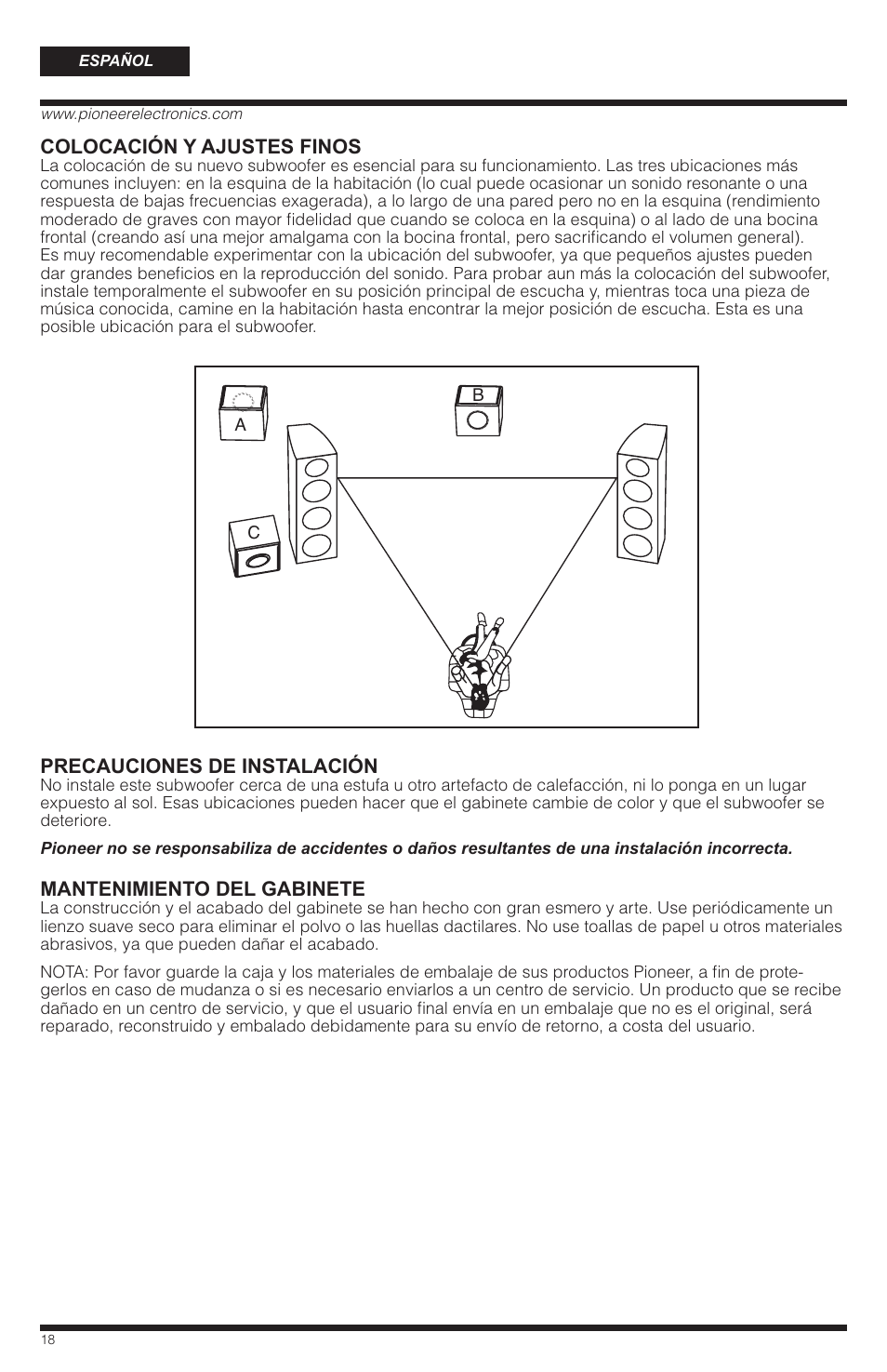 PYLE Audio SW-8 User Manual | Page 18 / 24