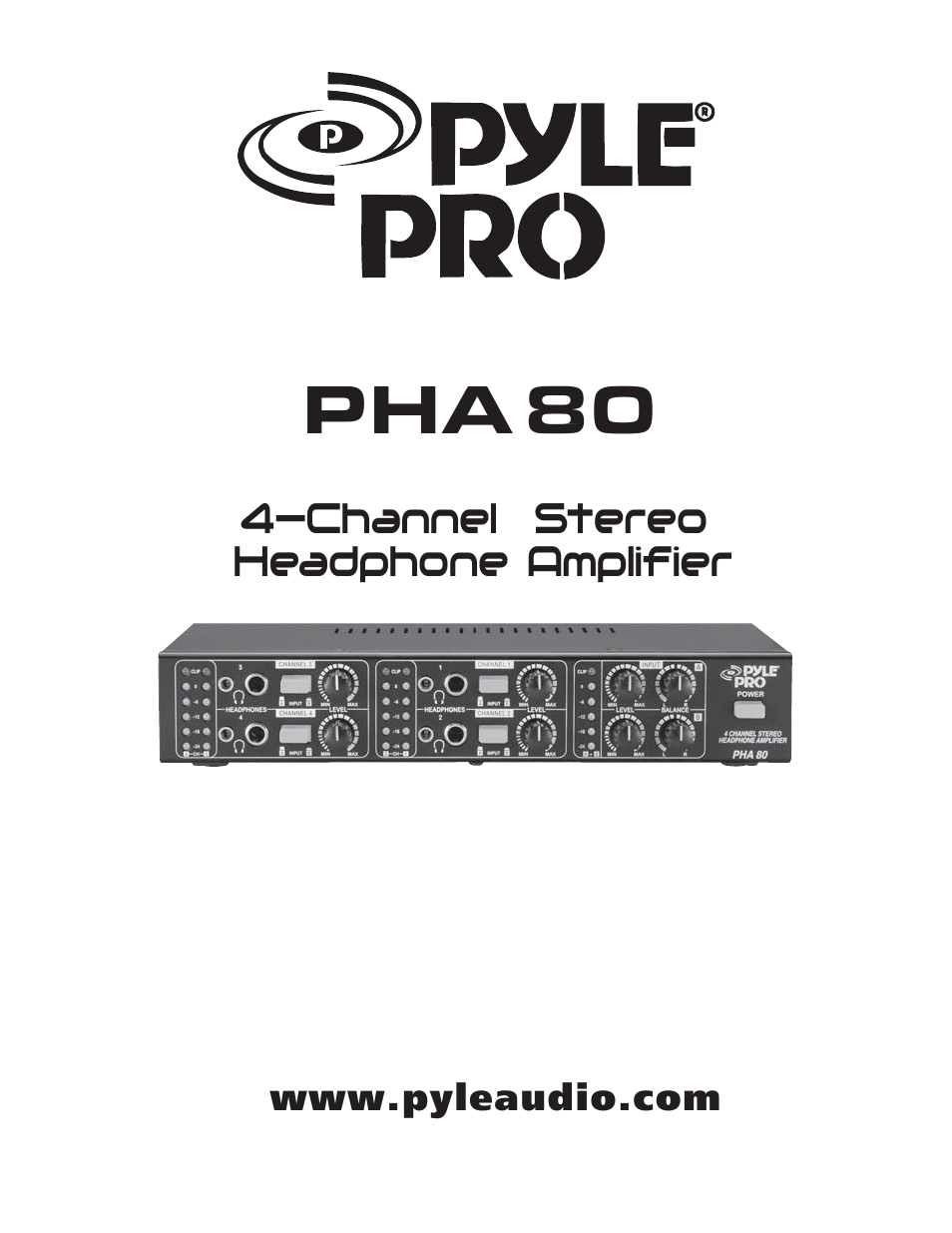 PYLE Audio PHA80 User Manual | 8 pages