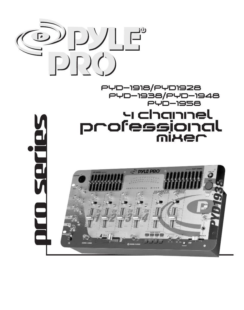 PYLE Audio PYD-1918 User Manual | 16 pages