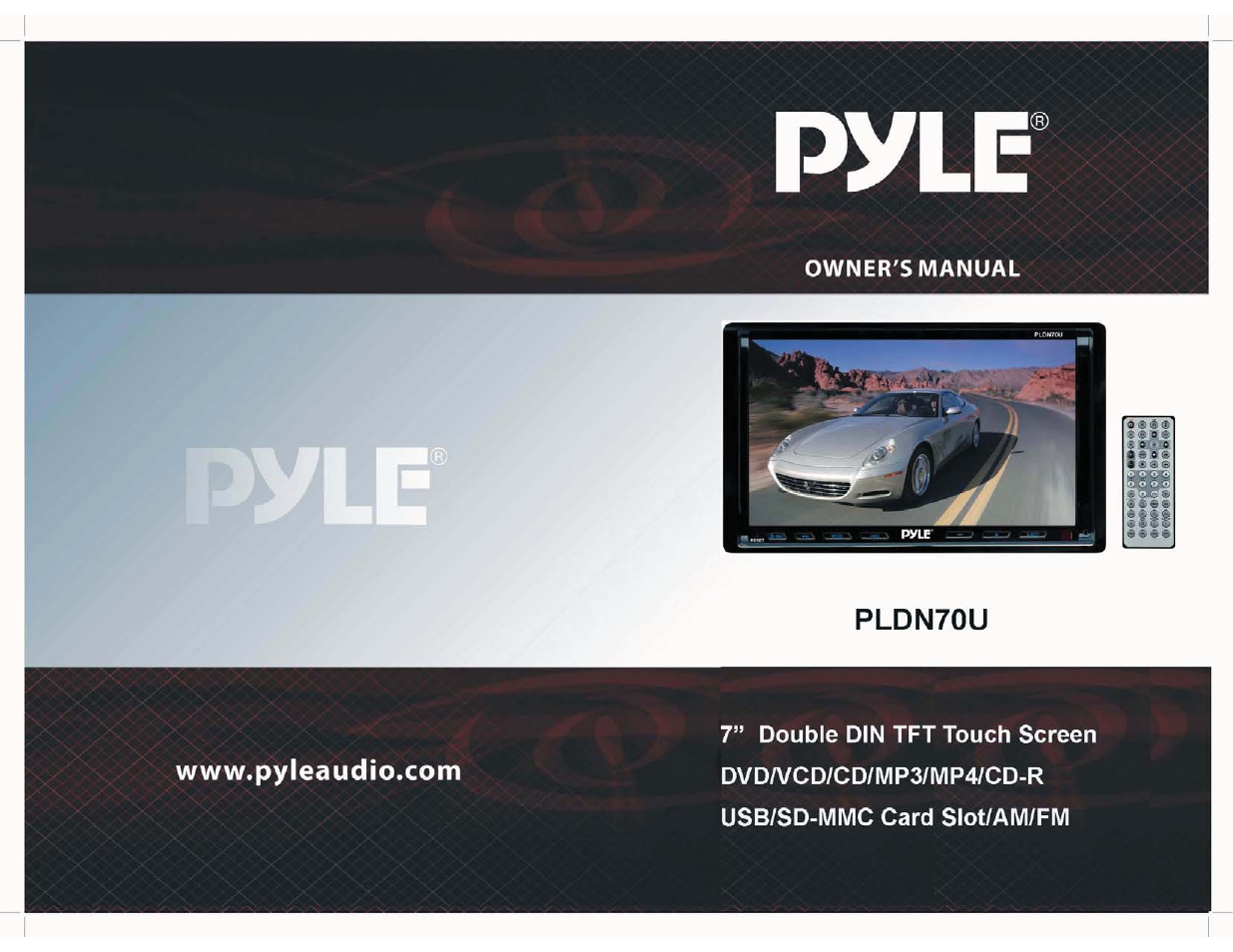 PYLE Audio PLDN70U User Manual | 14 pages