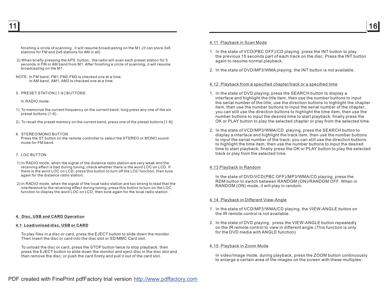 PYLE Audio PLDN70U User Manual | Page 12 / 14