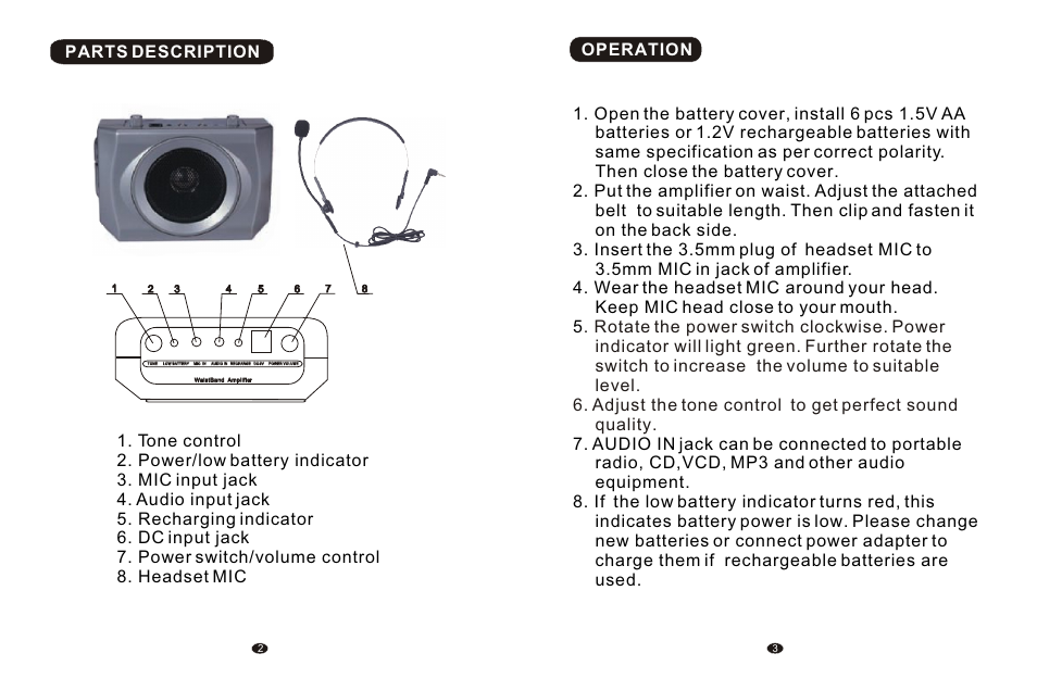 Т³гж 2 | PYLE Audio Waisband Amplifier PWMA30 User Manual | Page 2 / 2
