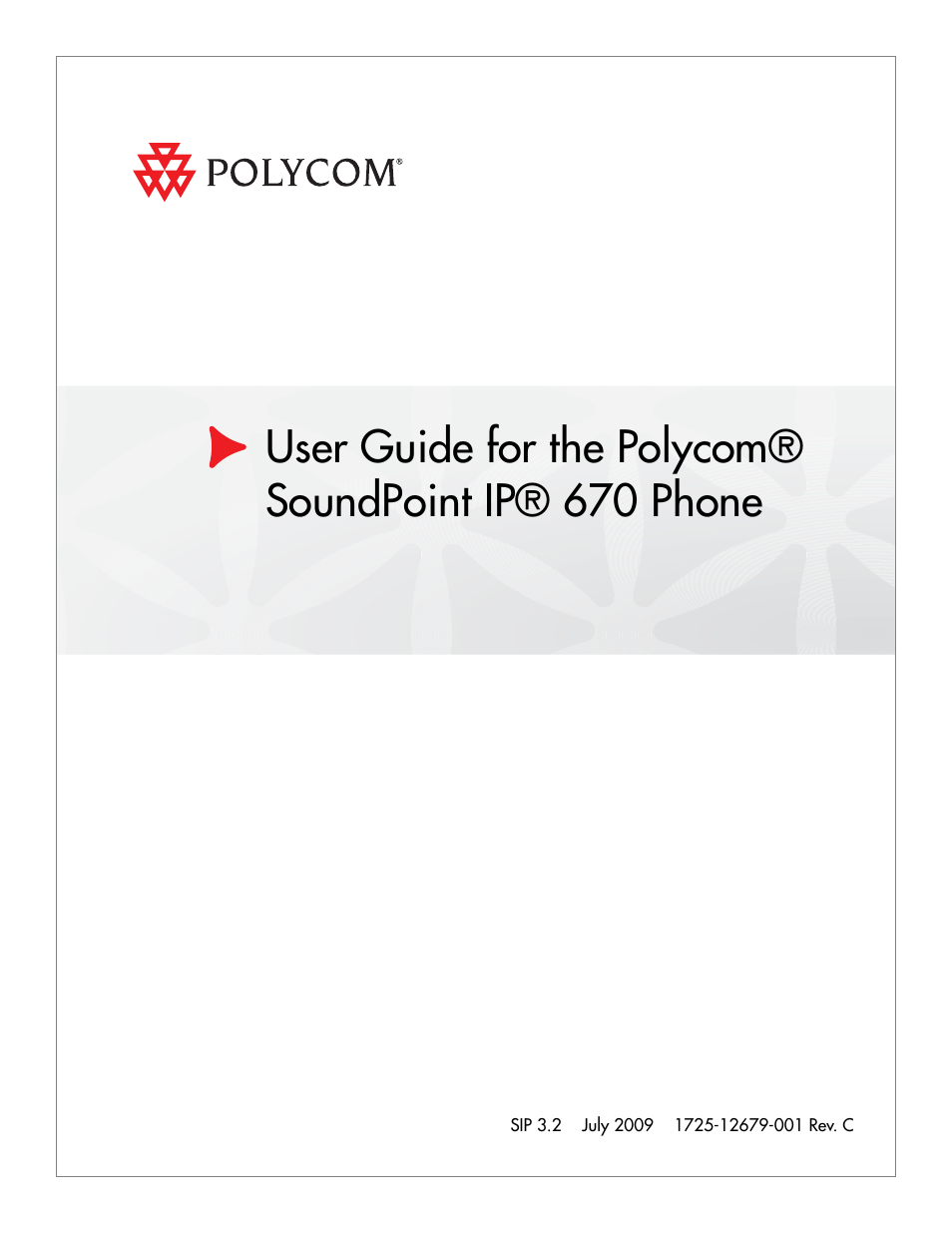 PYLE Audio SOUNDPOINT IP 670 User Manual | 126 pages