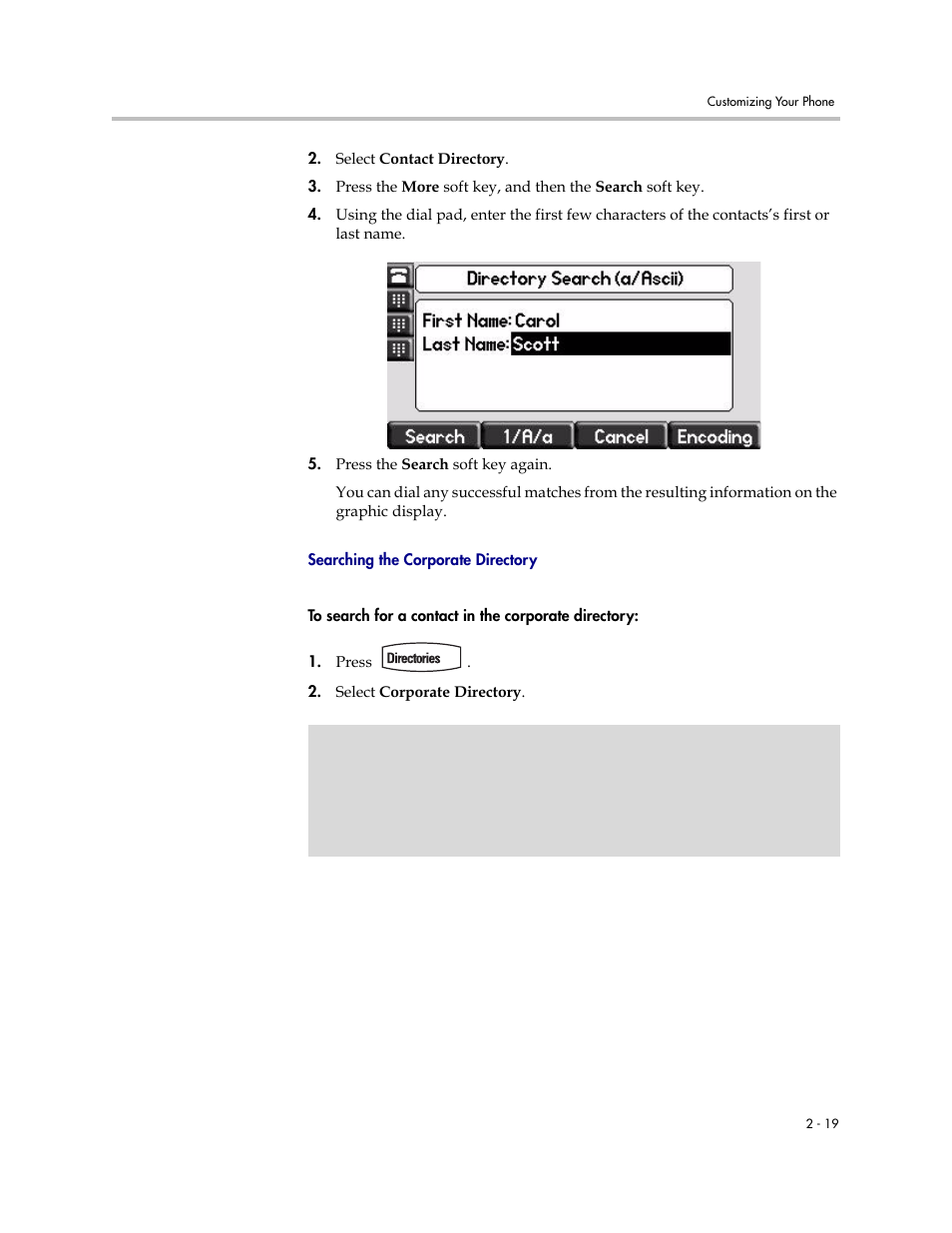 Searching the corporate directory | PYLE Audio SOUNDPOINT IP 670 User Manual | Page 43 / 126