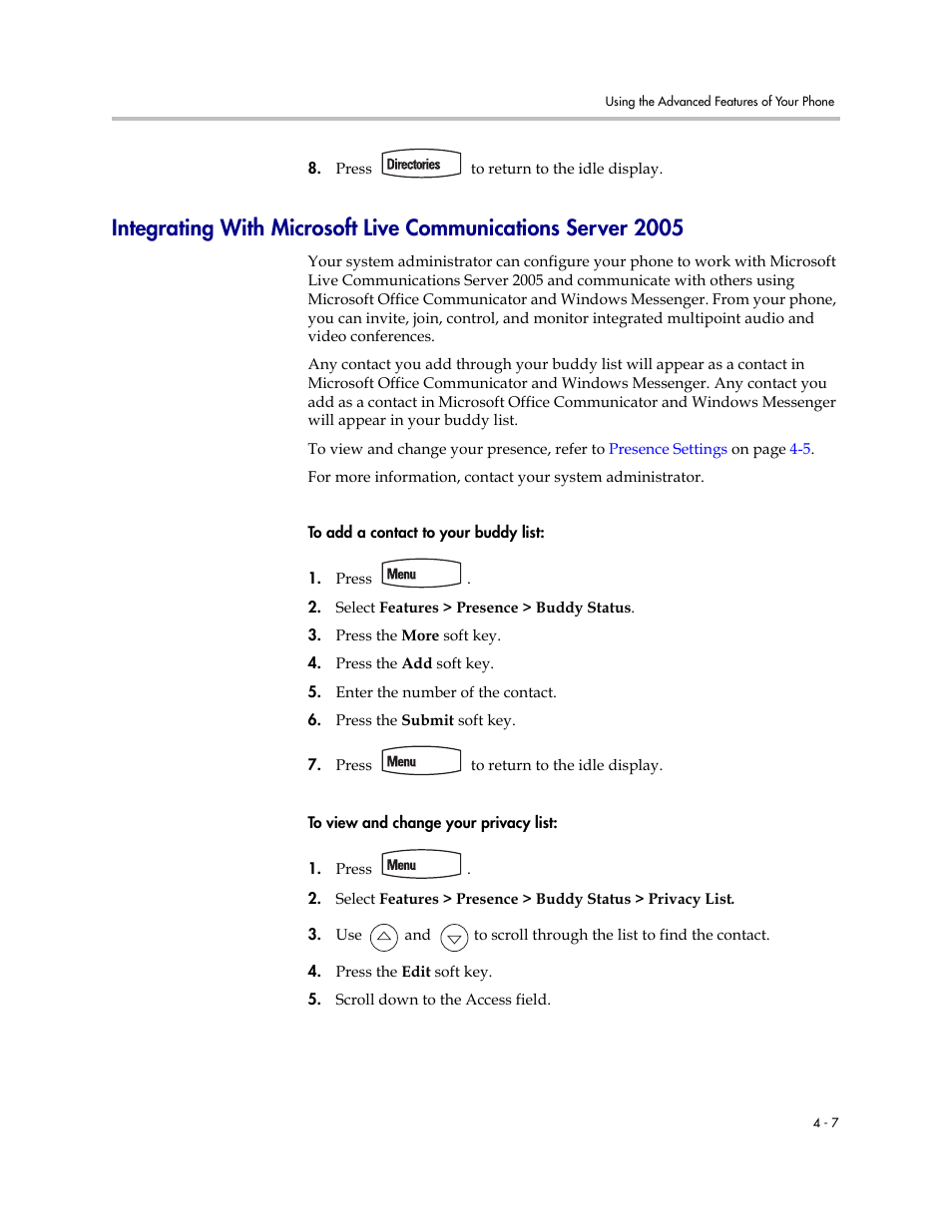 PYLE Audio SOUNDPOINT IP 670 User Manual | Page 83 / 126