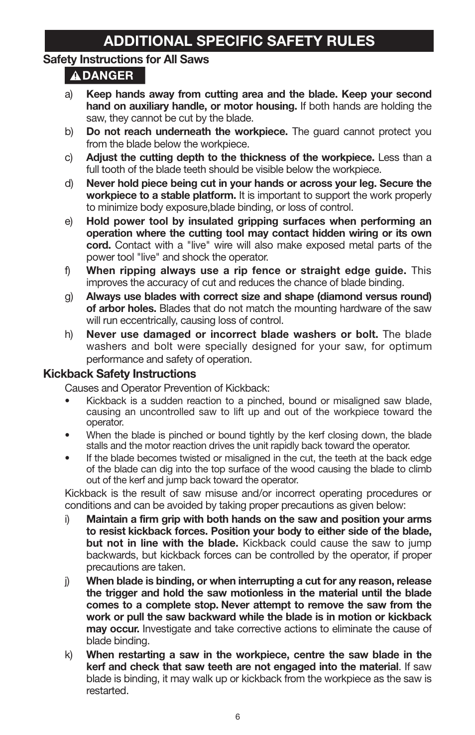 Additional specific safety rules | PYLE Audio 324MAG User Manual | Page 6 / 56