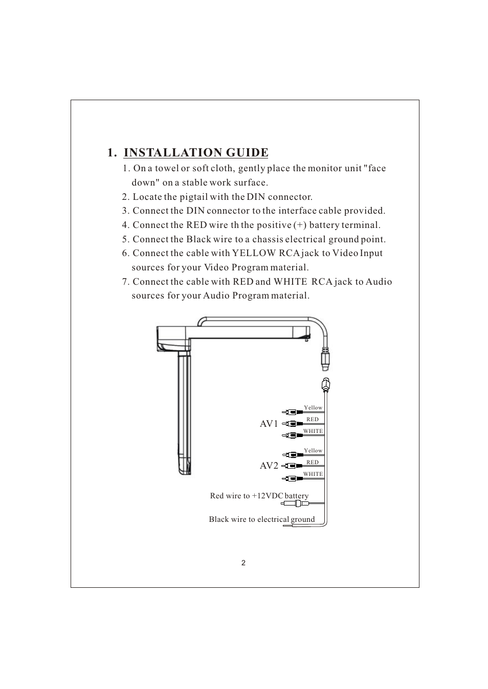 Installation guide | PYLE Audio VIEW PLVW1045R User Manual | Page 3 / 7