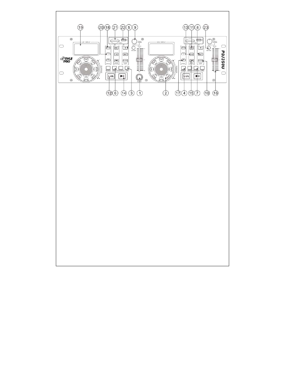 Important, Player function | PYLE Audio PDJ250U User Manual | Page 2 / 4