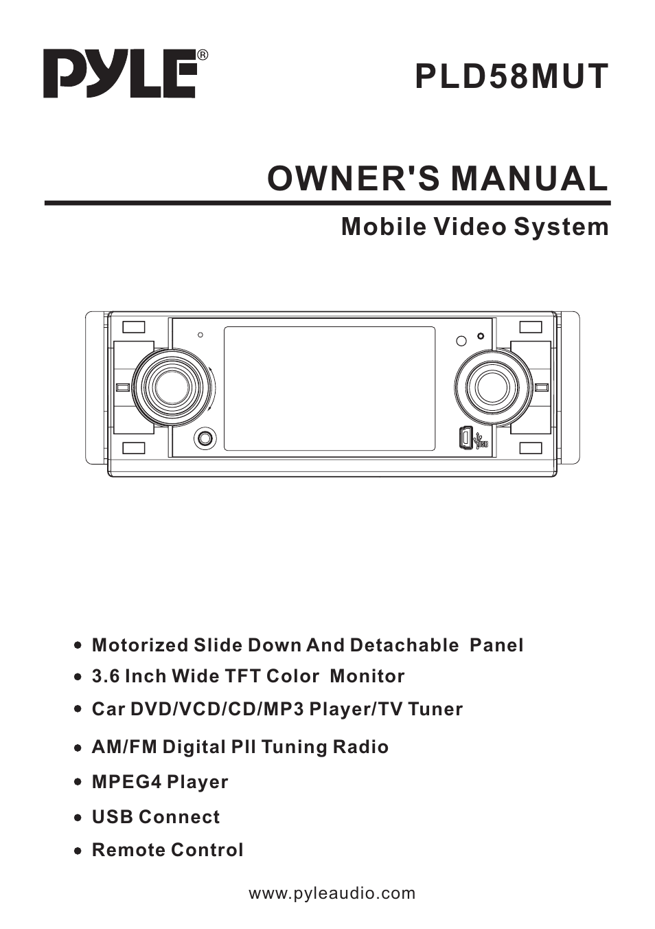 PYLE Audio PLD58MUT User Manual | 26 pages