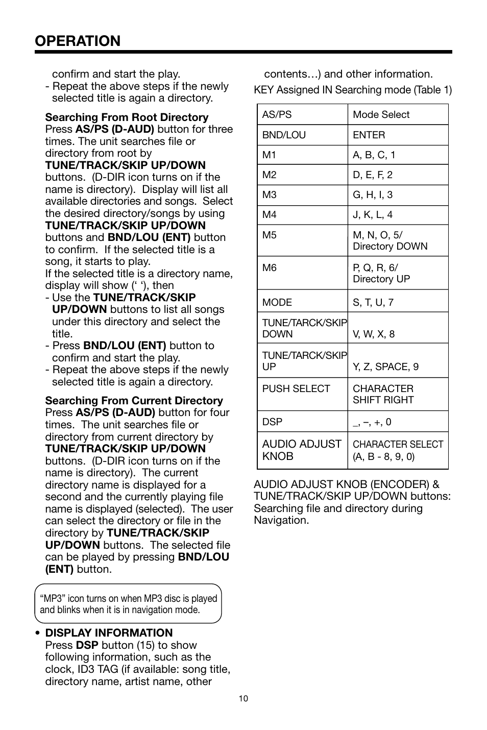 Operation | PYLE Audio PLCDCS330MP User Manual | Page 10 / 16