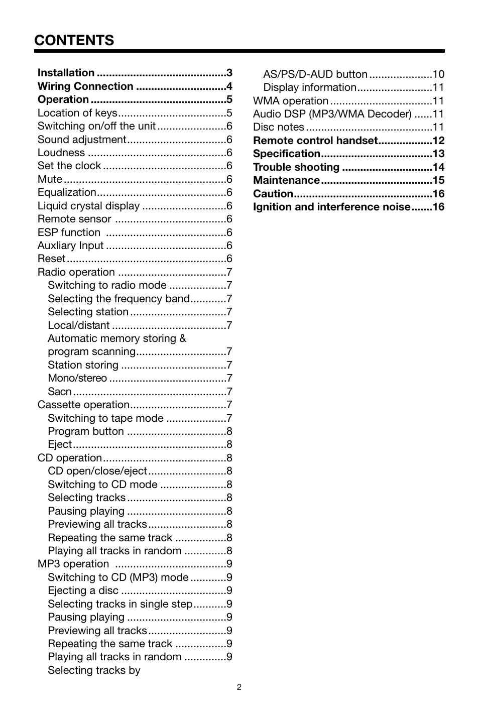 PYLE Audio PLCDCS330MP User Manual | Page 2 / 16