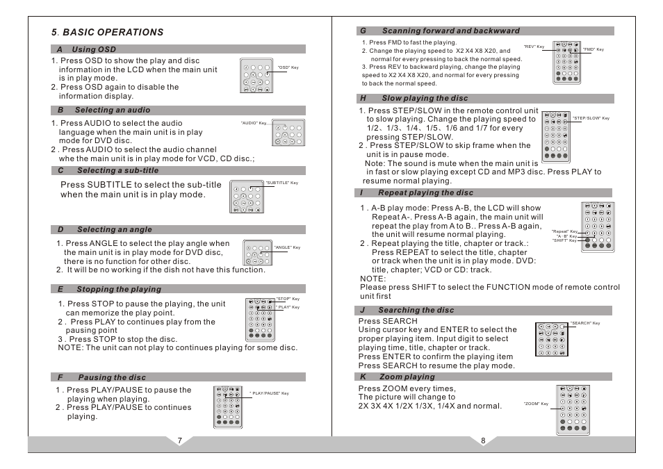 页面 5 | PYLE Audio PLD7HB User Manual | Page 5 / 8