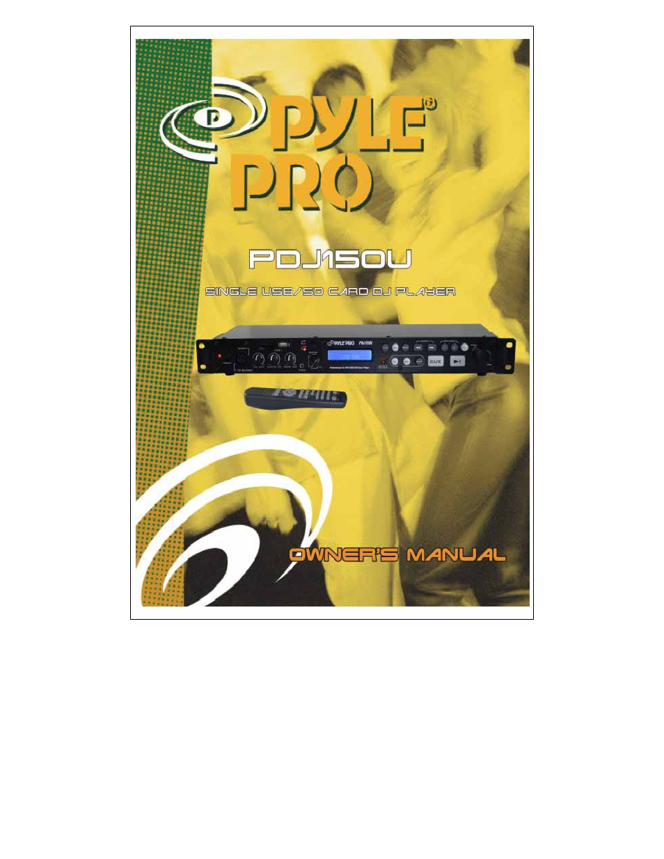 PYLE Audio PDJ150U User Manual | 4 pages