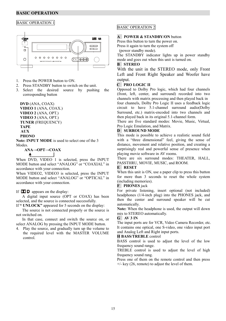 Basic operation, Basic operation 1 | PYLE Audio PT-690A User Manual | Page 16 / 23