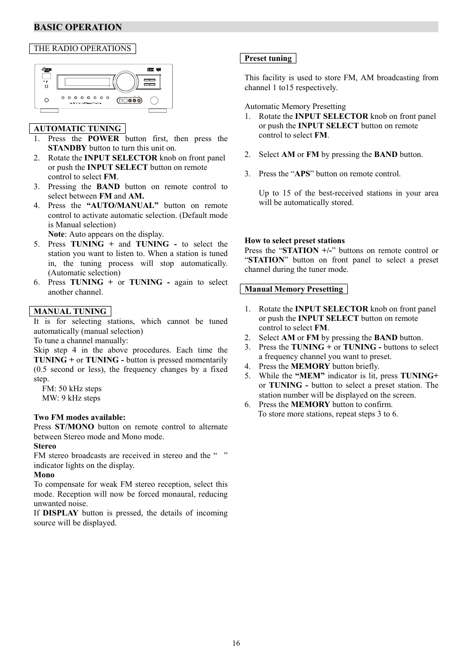 Basic operation | PYLE Audio PT-690A User Manual | Page 17 / 23
