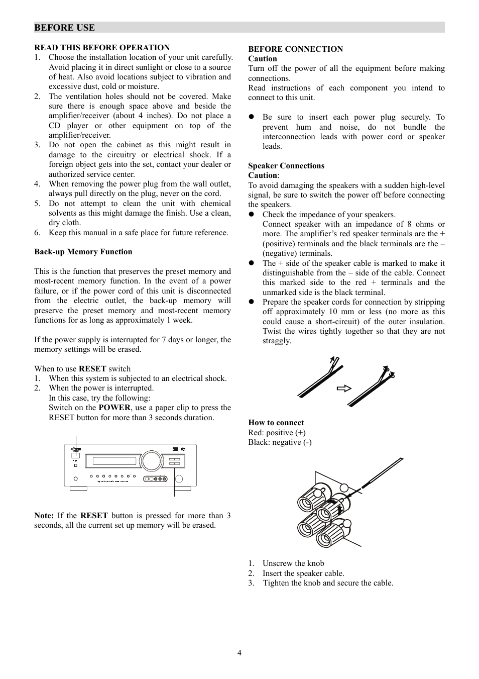 Before use | PYLE Audio PT-690A User Manual | Page 5 / 23