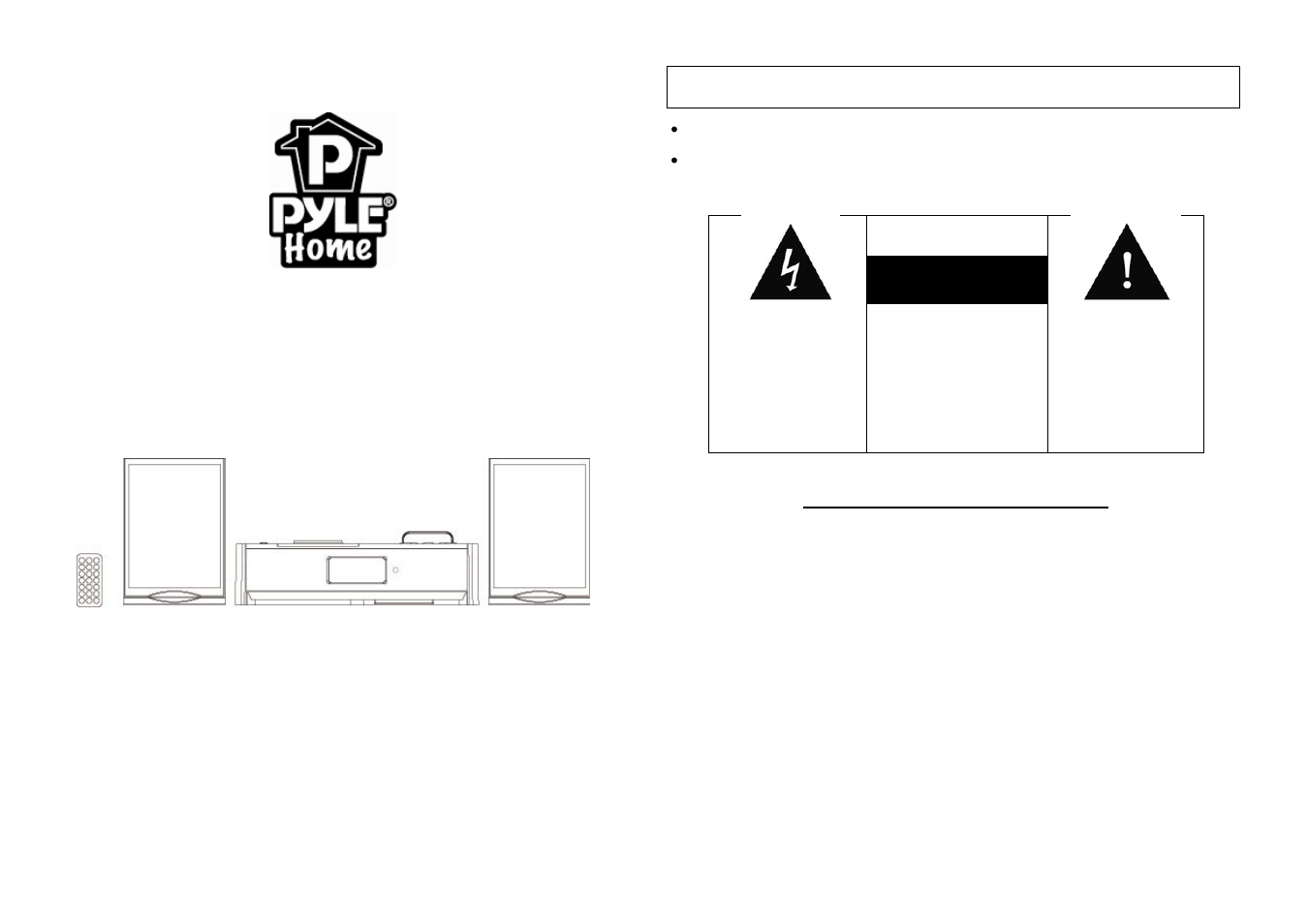 PYLE Audio PICL82 User Manual | 6 pages