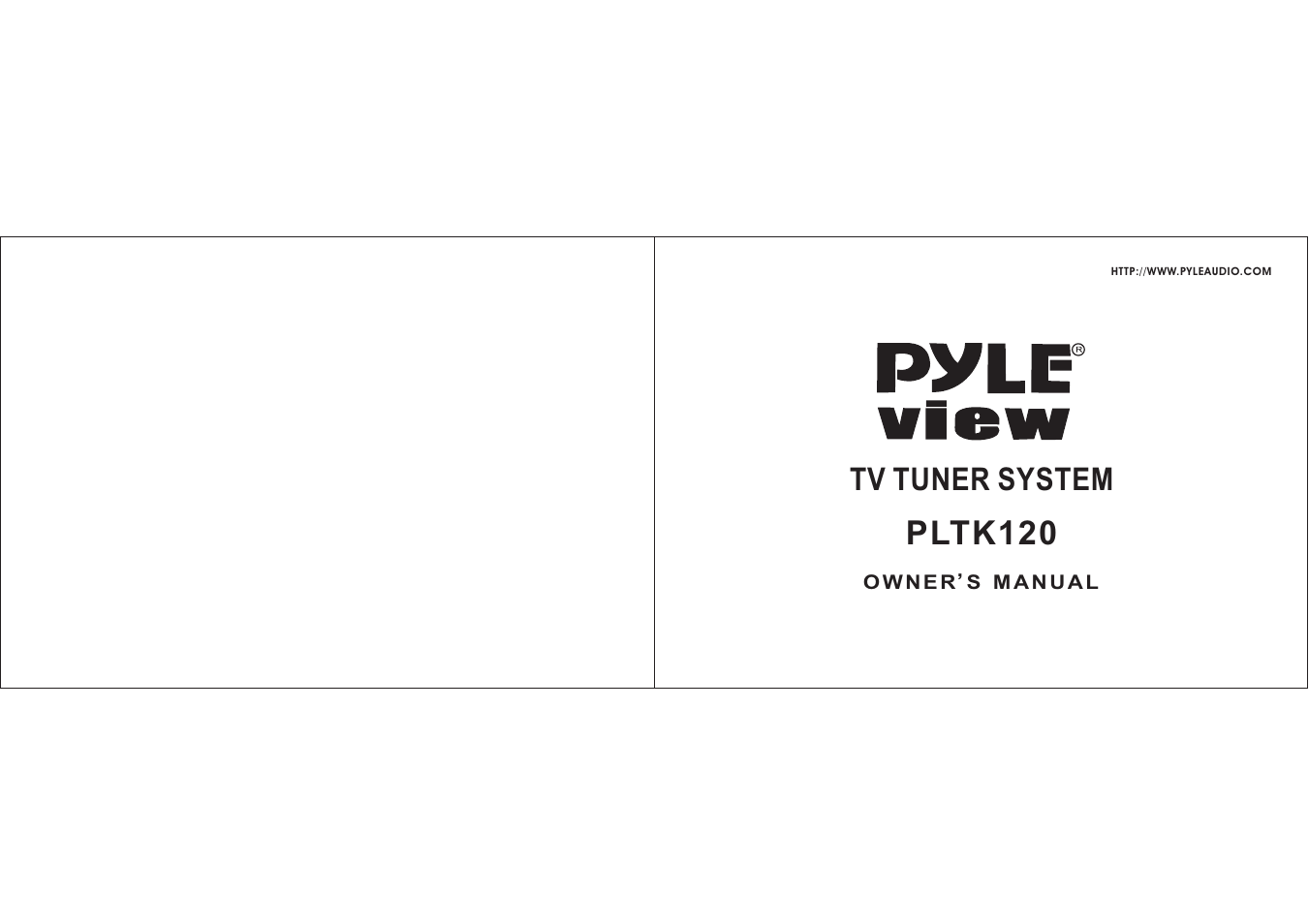 PYLE Audio PLTK120 User Manual | 5 pages