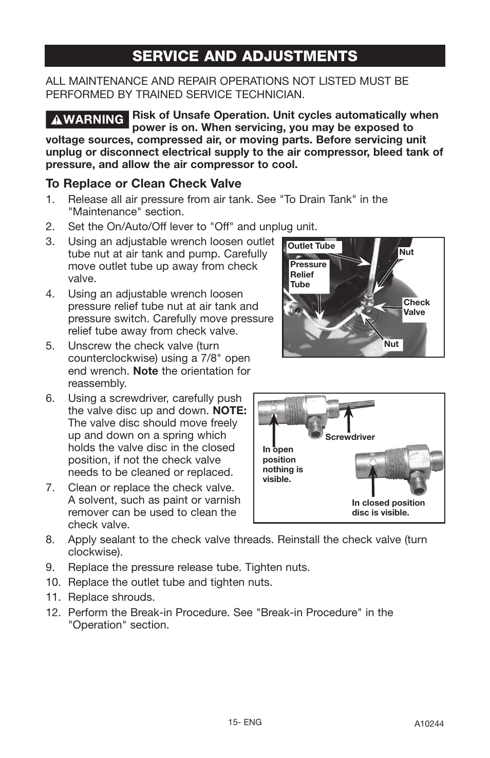 Service and adjustments | PYLE Audio C6110 User Manual | Page 15 / 22