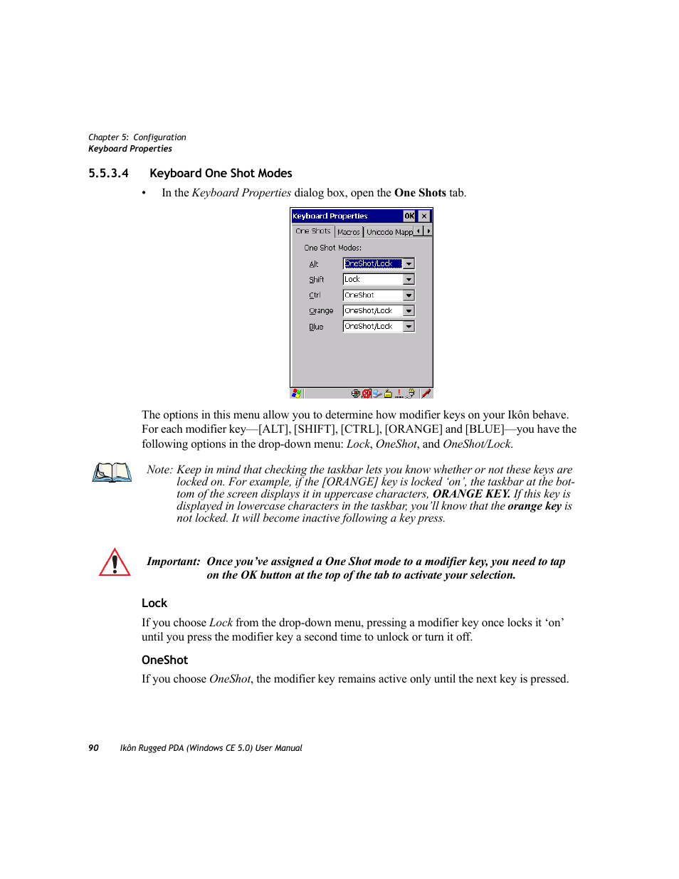 4 keyboard one shot modes, Keyboard one shot modes | PYLE Audio IKON RUGGED 7505-BTSDCMHC25 User Manual | Page 102 / 324