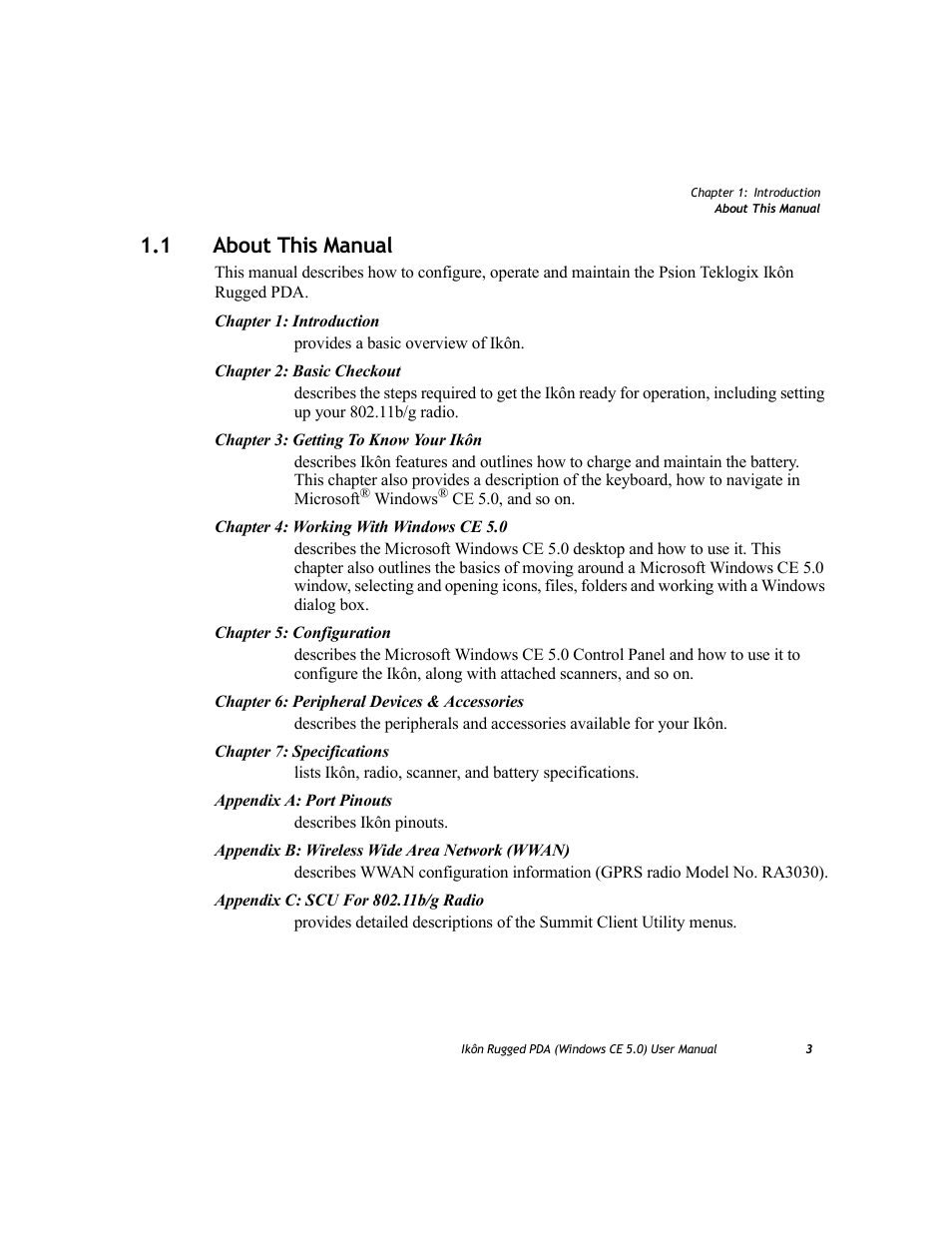 1 about this manual, About this manual | PYLE Audio IKON RUGGED 7505-BTSDCMHC25 User Manual | Page 15 / 324