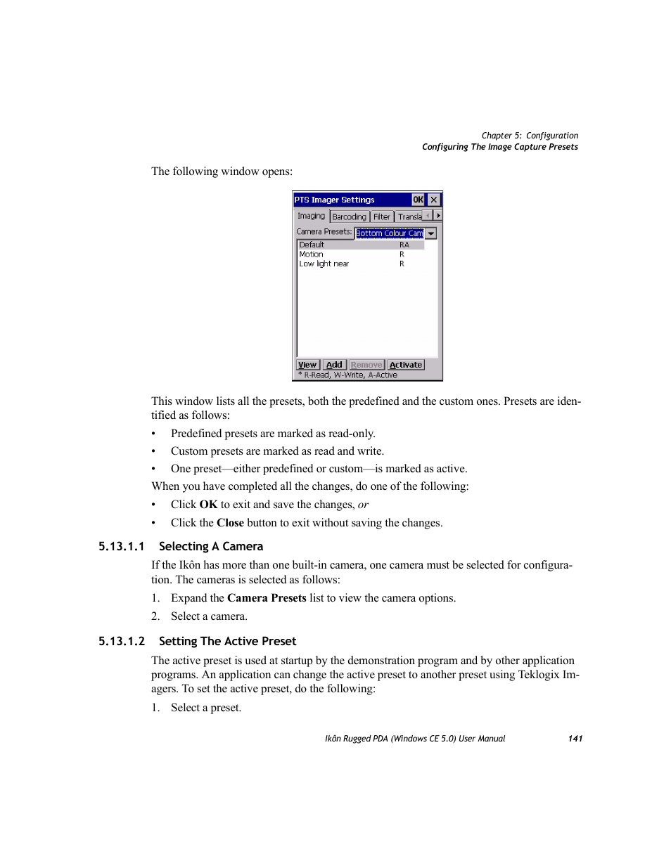 1 selecting a camera, 2 setting the active preset | PYLE Audio IKON RUGGED 7505-BTSDCMHC25 User Manual | Page 153 / 324