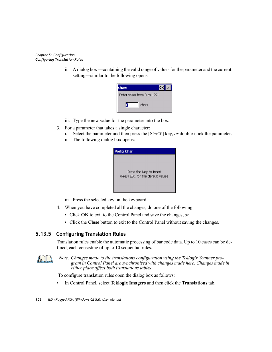 5 configuring translation rules | PYLE Audio IKON RUGGED 7505-BTSDCMHC25 User Manual | Page 168 / 324