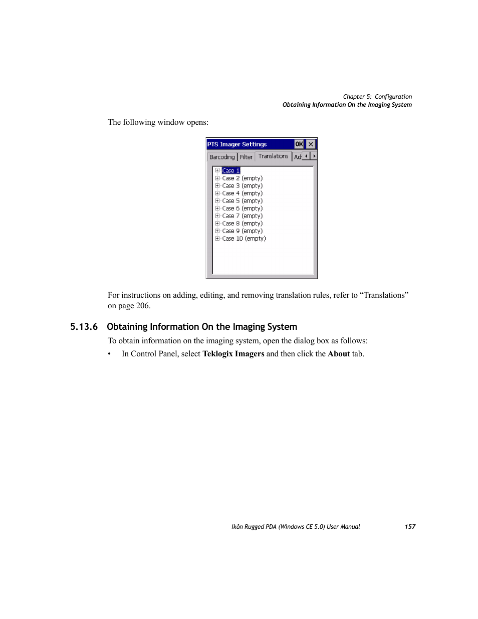 6 obtaining information on the imaging system | PYLE Audio IKON RUGGED 7505-BTSDCMHC25 User Manual | Page 169 / 324