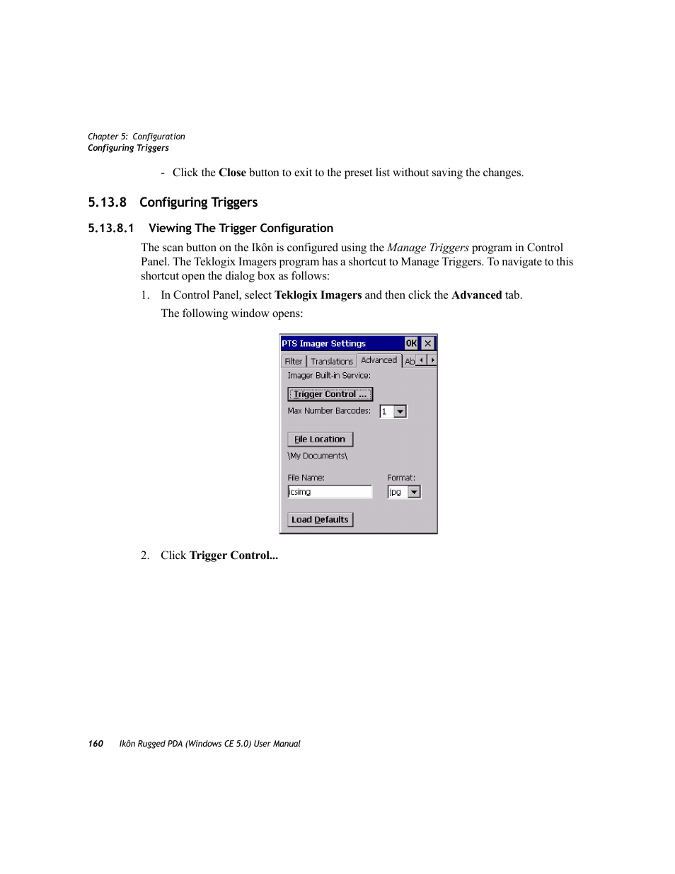 8 configuring triggers, 1 viewing the trigger configuration | PYLE Audio IKON RUGGED 7505-BTSDCMHC25 User Manual | Page 172 / 324