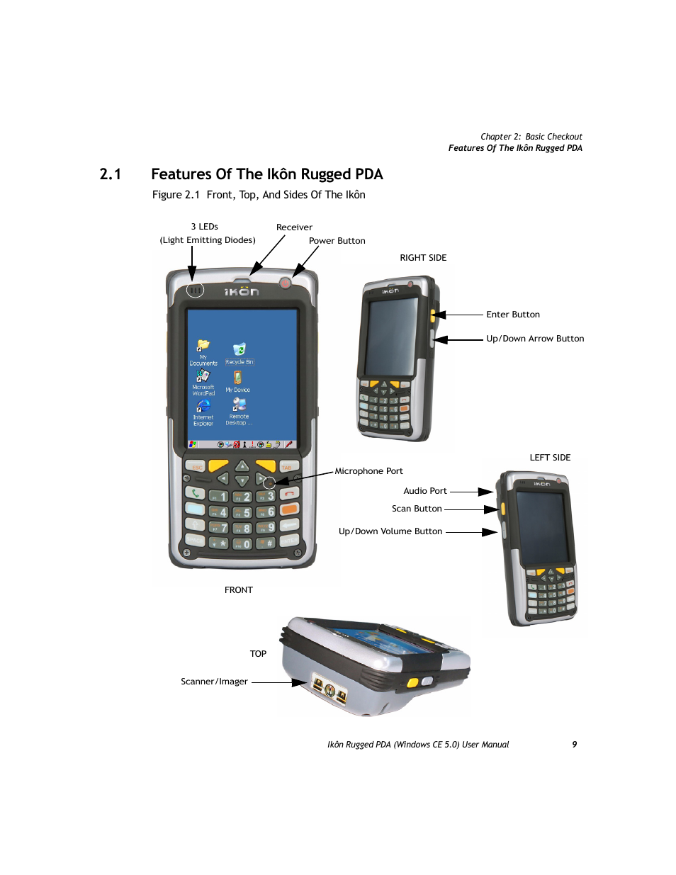 1 features of the ikôn rugged pda, Features of the ikôn rugged pda | PYLE Audio IKON RUGGED 7505-BTSDCMHC25 User Manual | Page 21 / 324