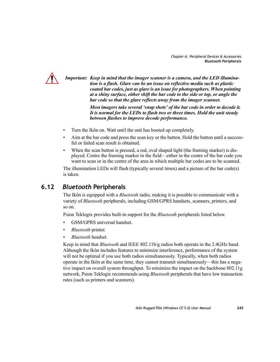 12 bluetooth peripherals, Bluetooth | PYLE Audio IKON RUGGED 7505-BTSDCMHC25 User Manual | Page 257 / 324