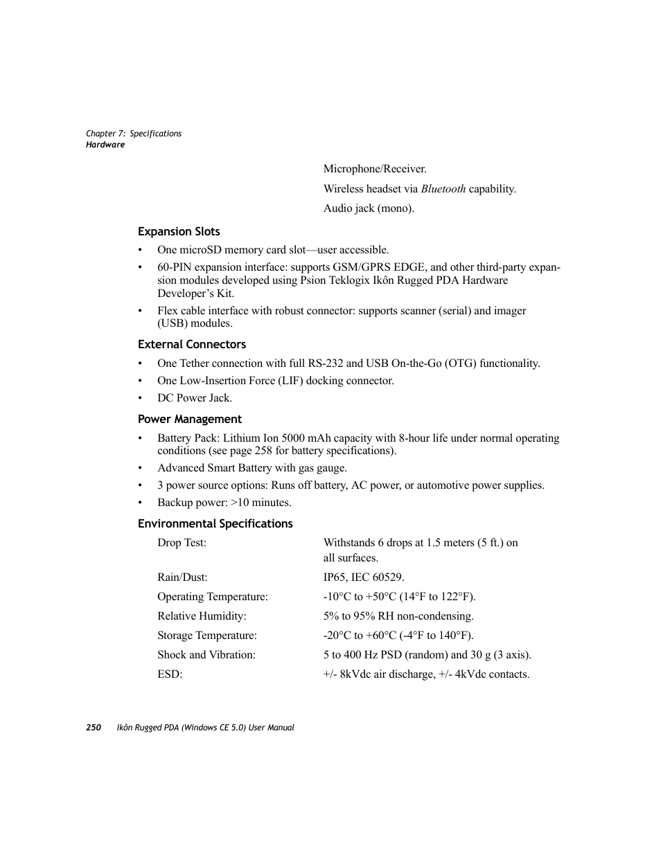 PYLE Audio IKON RUGGED 7505-BTSDCMHC25 User Manual | Page 262 / 324