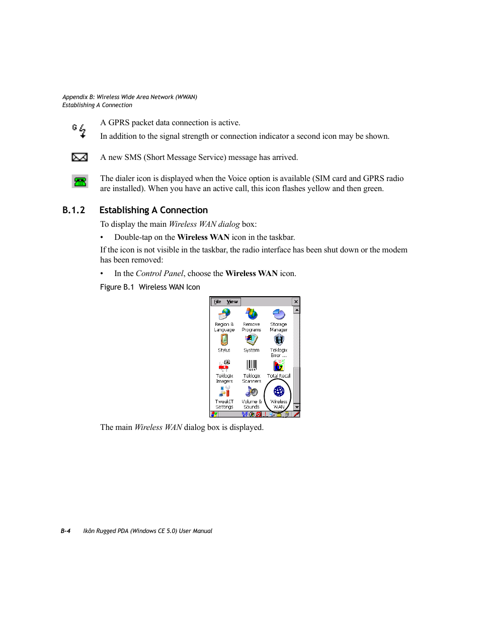 B.1.2 establishing a connection, B.1.2 | PYLE Audio IKON RUGGED 7505-BTSDCMHC25 User Manual | Page 284 / 324