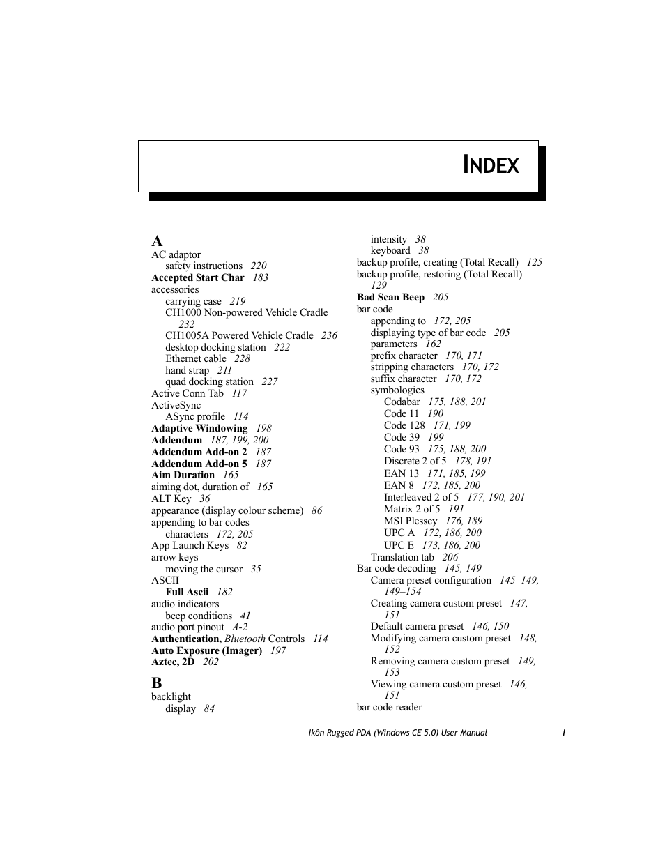 Index, Ndex | PYLE Audio IKON RUGGED 7505-BTSDCMHC25 User Manual | Page 315 / 324