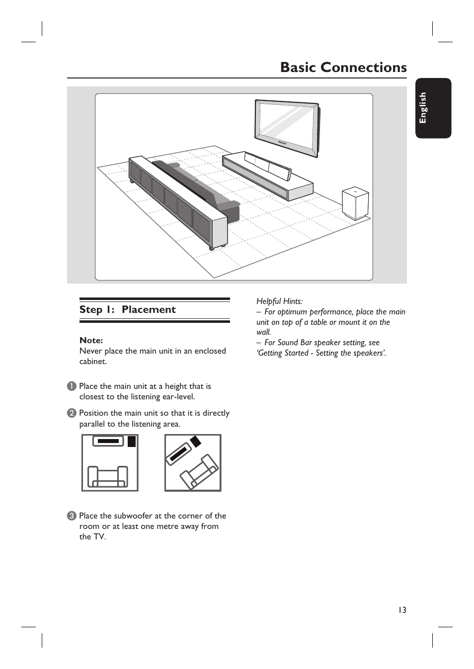 Basic connections | PYLE Audio HTS8100 User Manual | Page 13 / 55