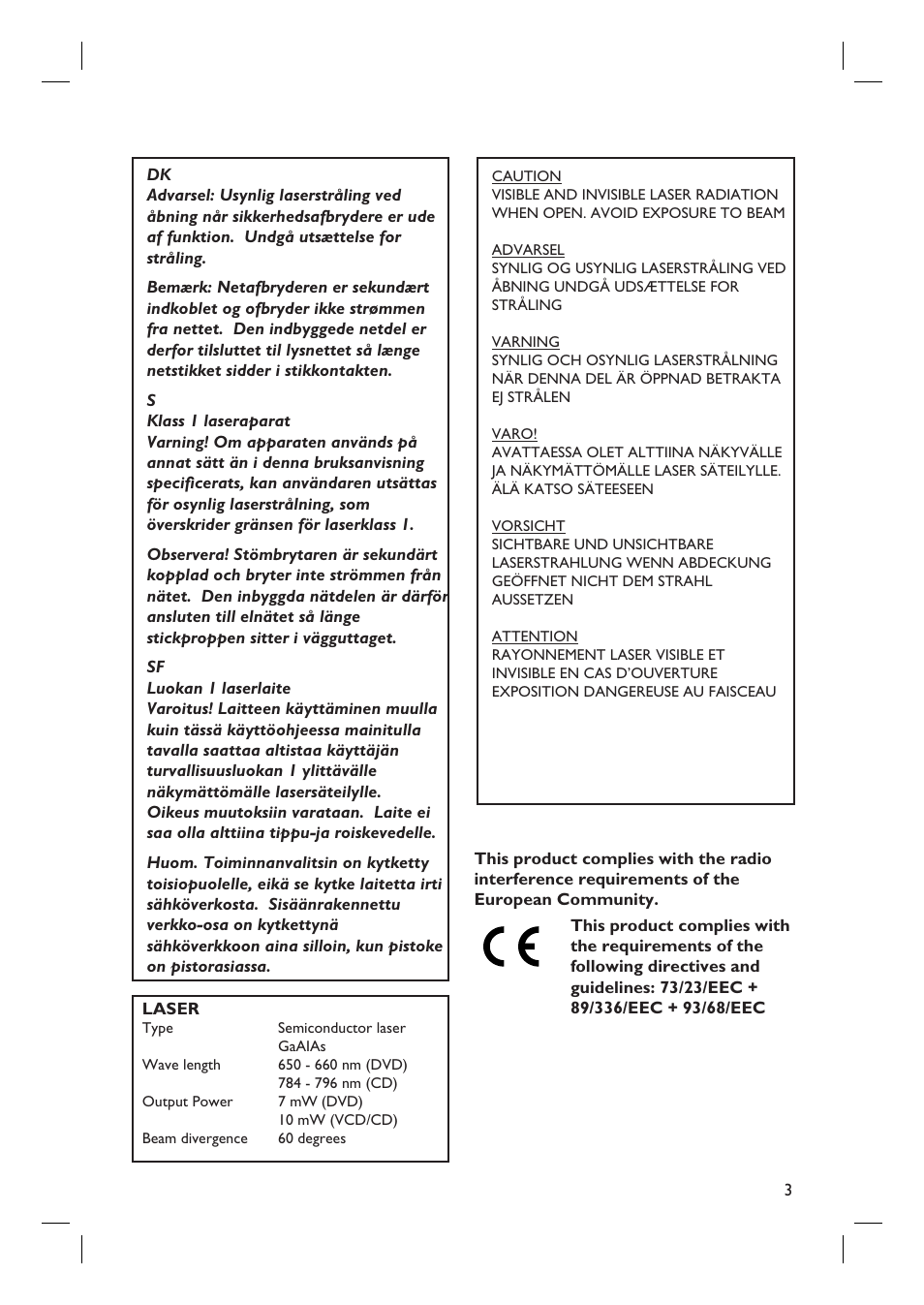 PYLE Audio HTS8100 User Manual | Page 3 / 55