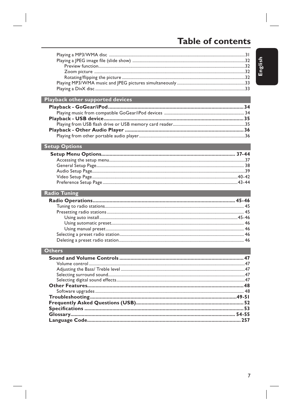 PYLE Audio HTS8100 User Manual | Page 7 / 55