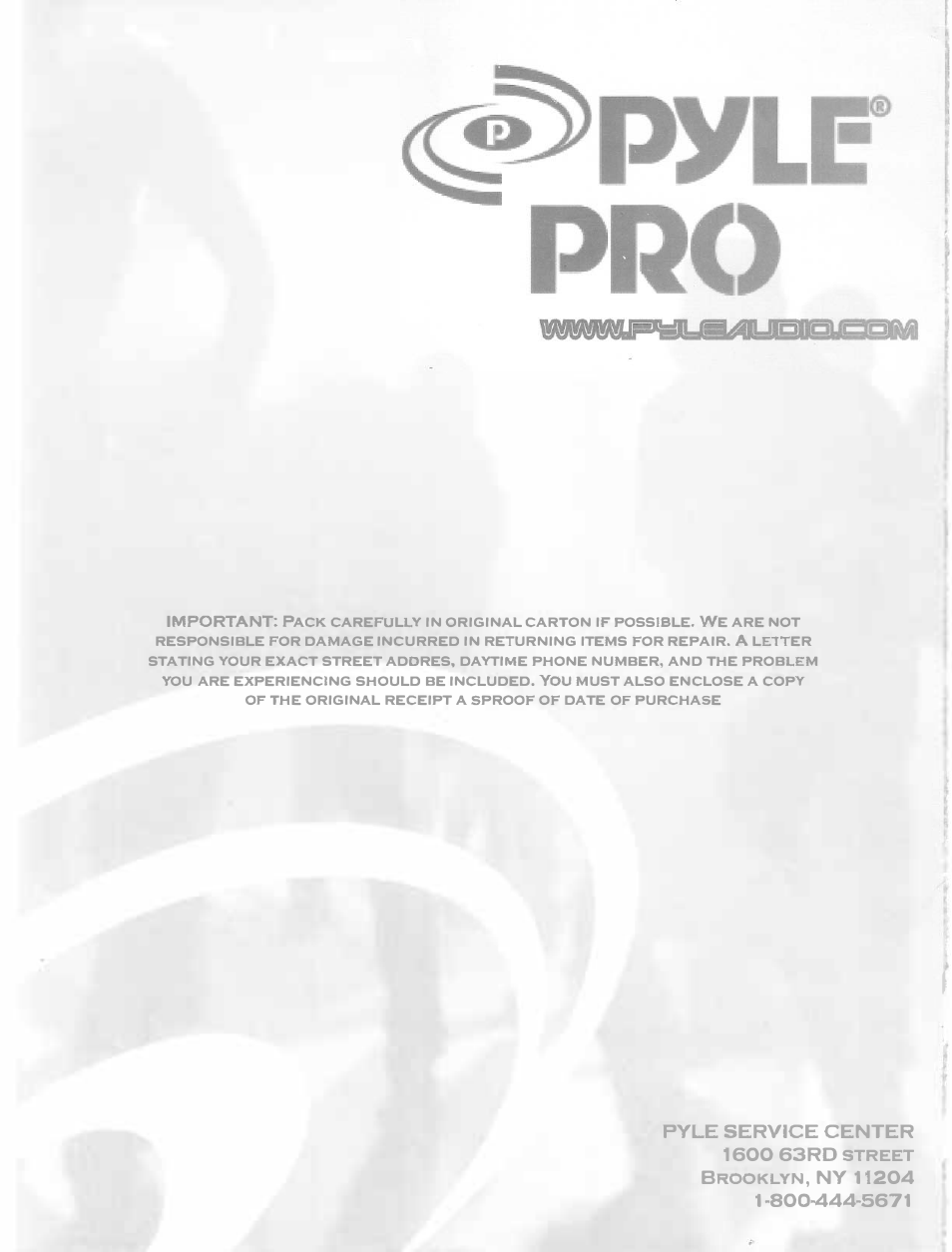 PYLE Audio PDJ450U User Manual | Page 10 / 10