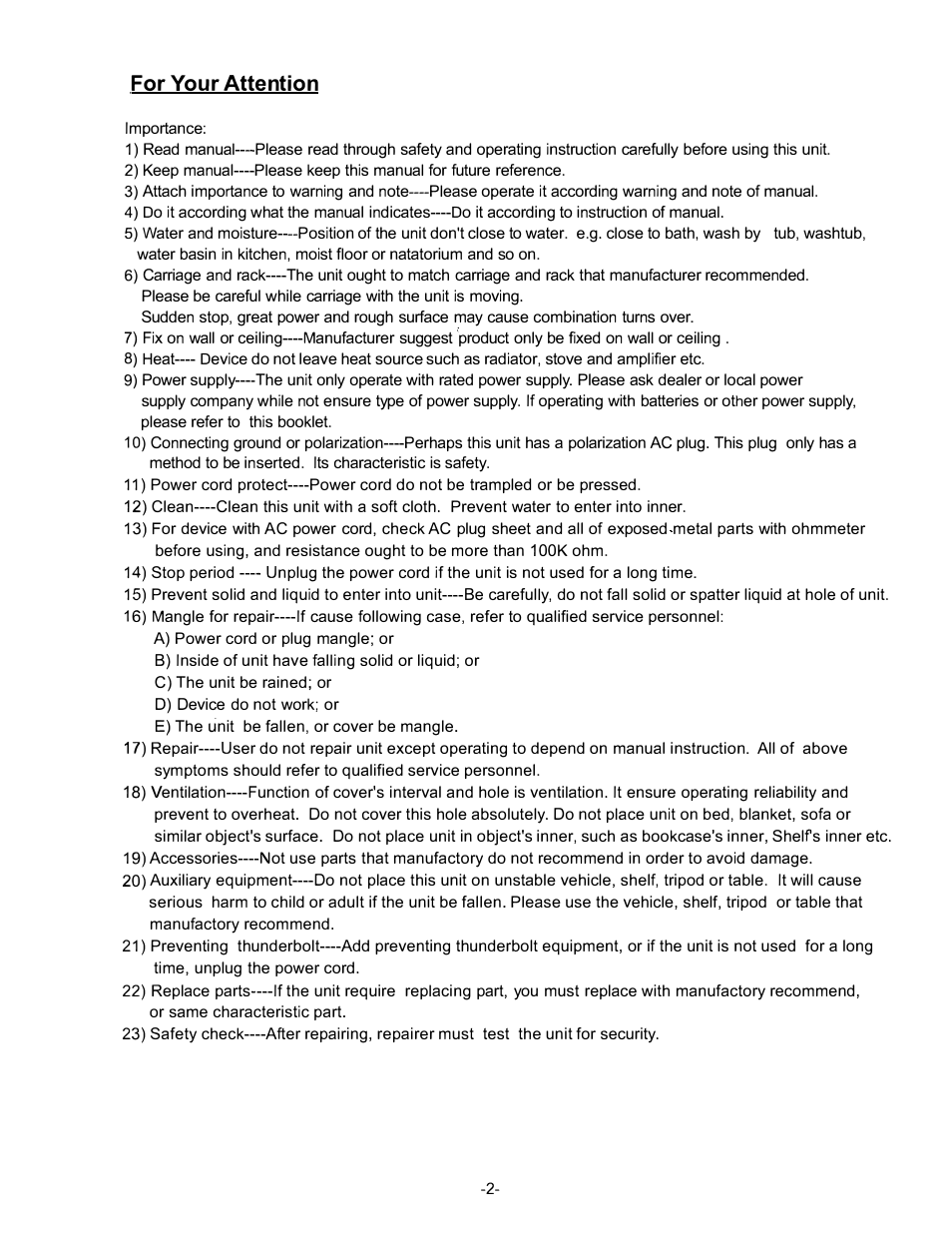 PYLE Audio PDJ450U User Manual | Page 3 / 10