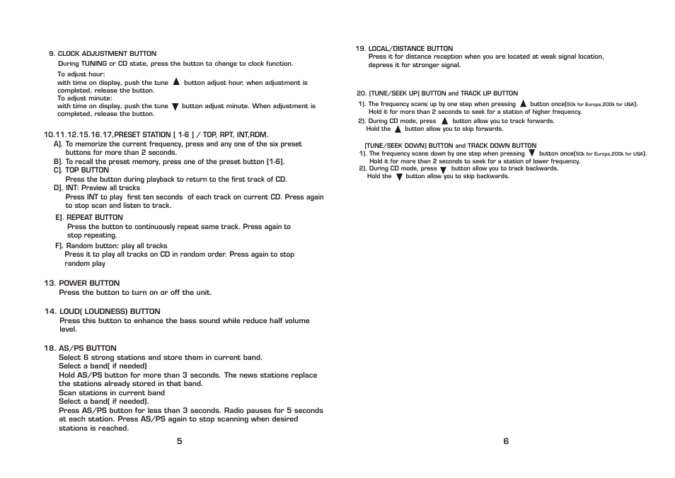 PYLE Audio PLCD46 User Manual | Page 6 / 6
