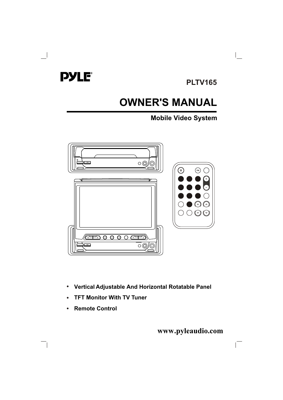 PYLE Audio PLTV165 User Manual | 13 pages