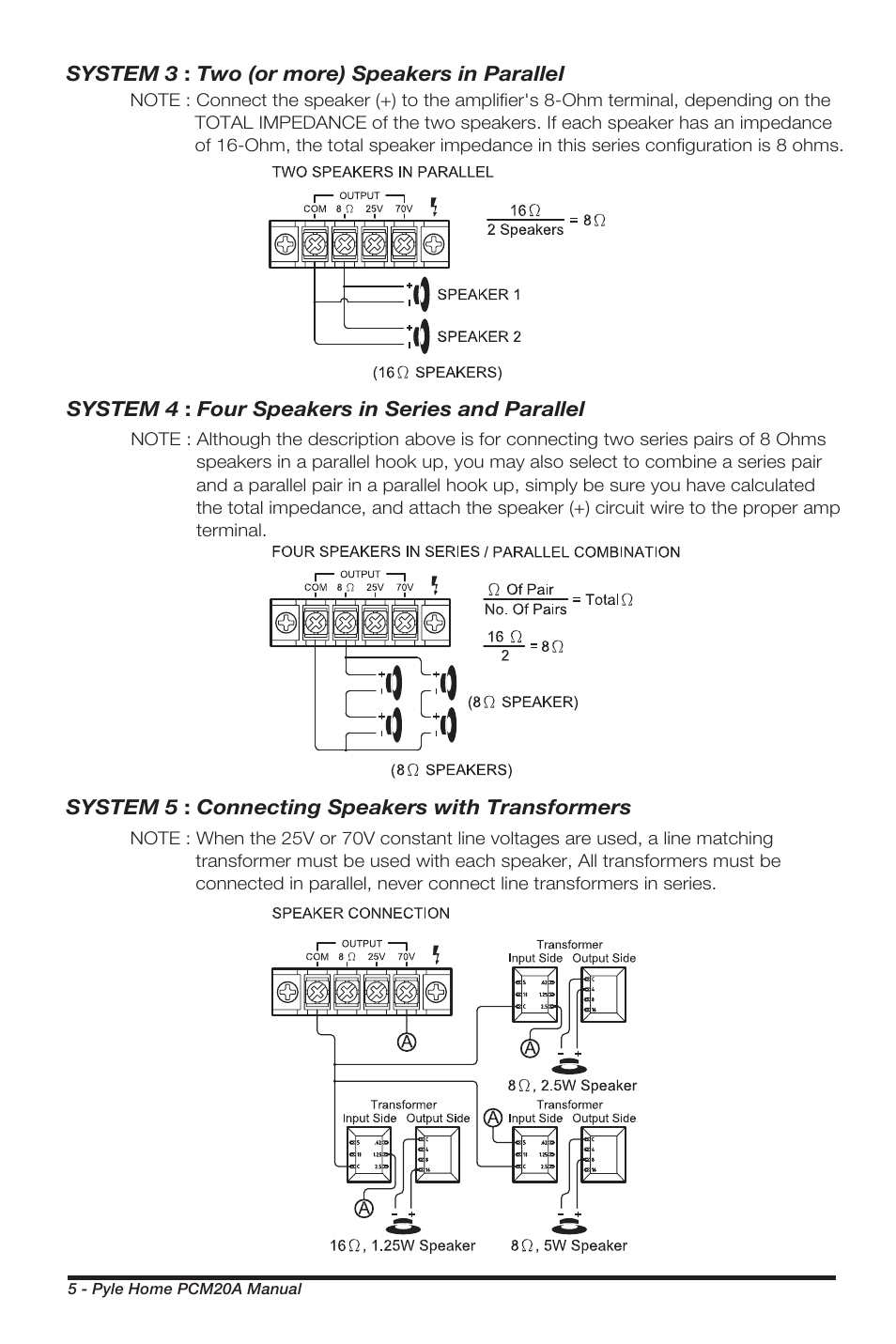 PYLE Audio PCM20A User Manual | Page 6 / 8