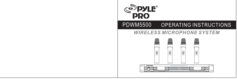 PYLE Audio PDWM5500 User Manual | 3 pages