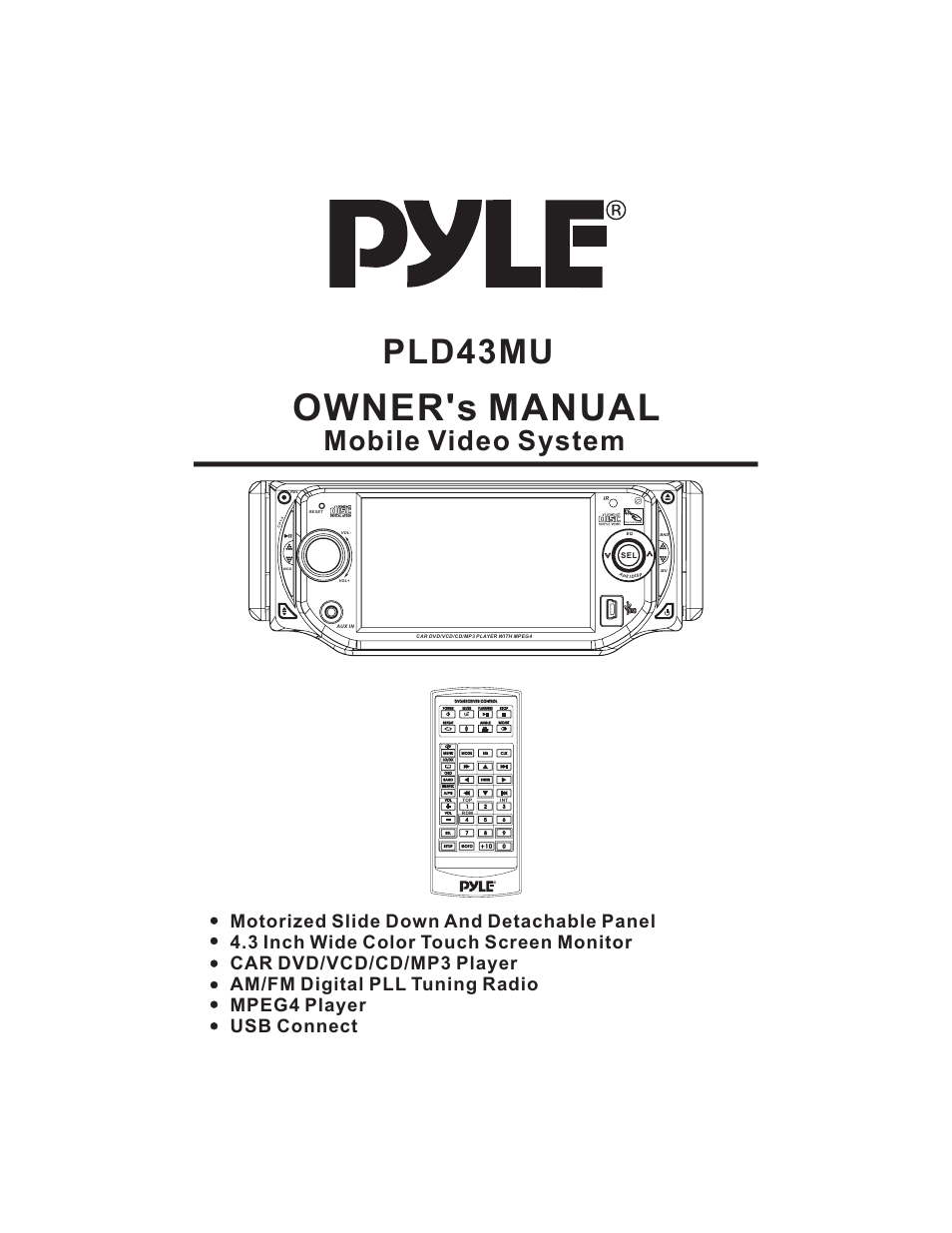 PYLE Audio PLD43MU User Manual | 35 pages