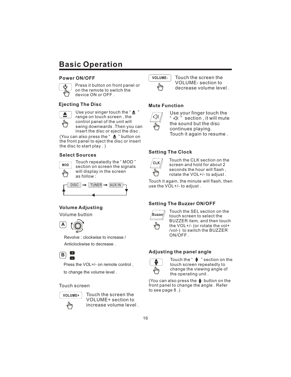 Basic operation | PYLE Audio PLD43MU User Manual | Page 17 / 35