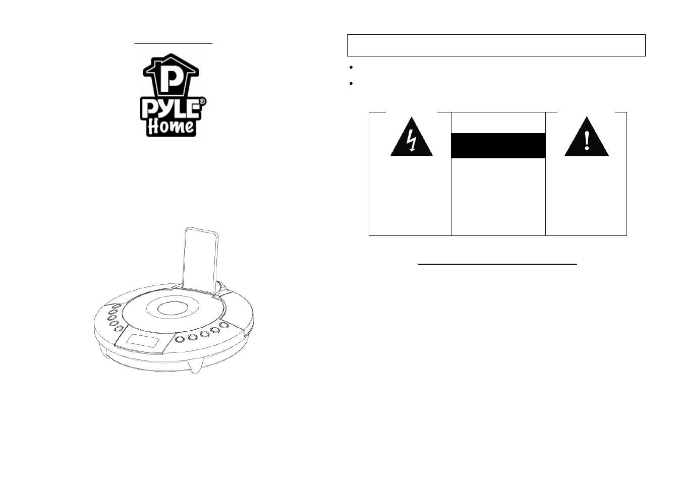 PYLE Audio PICL48 User Manual | 6 pages